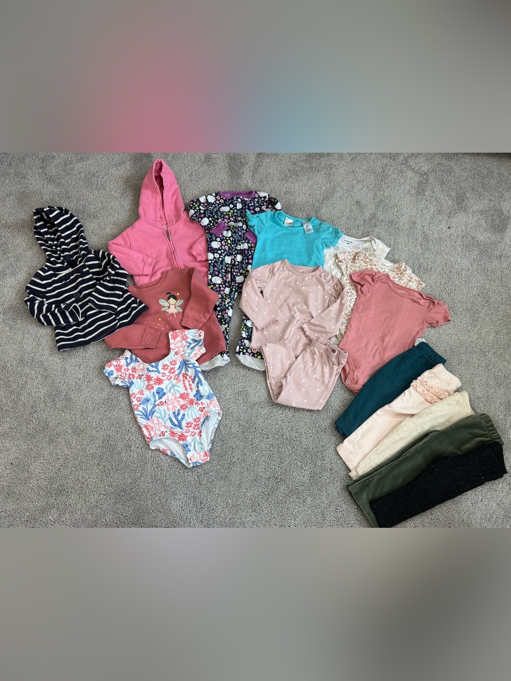 Baby girls clothing bundle size 12-18 months